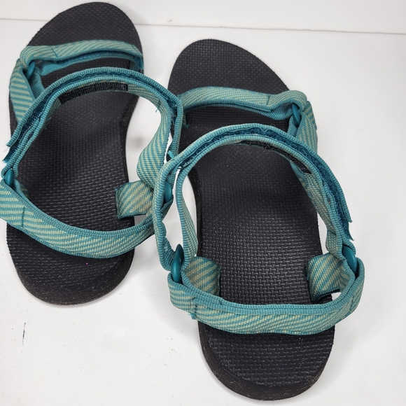TEVA Women's Original Universal Sandal, Candy Stripe Deep Lake Size 11 - Picture 10 of 10